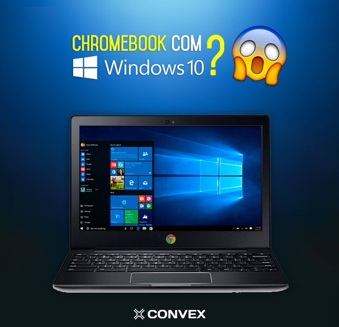 Chromebook terá suporte para Windows 10